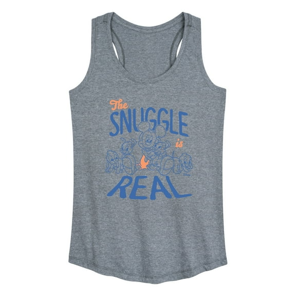 Disney - Mickey Mouse - The Snuggle Is Real - Women's Racerback Tank Top
