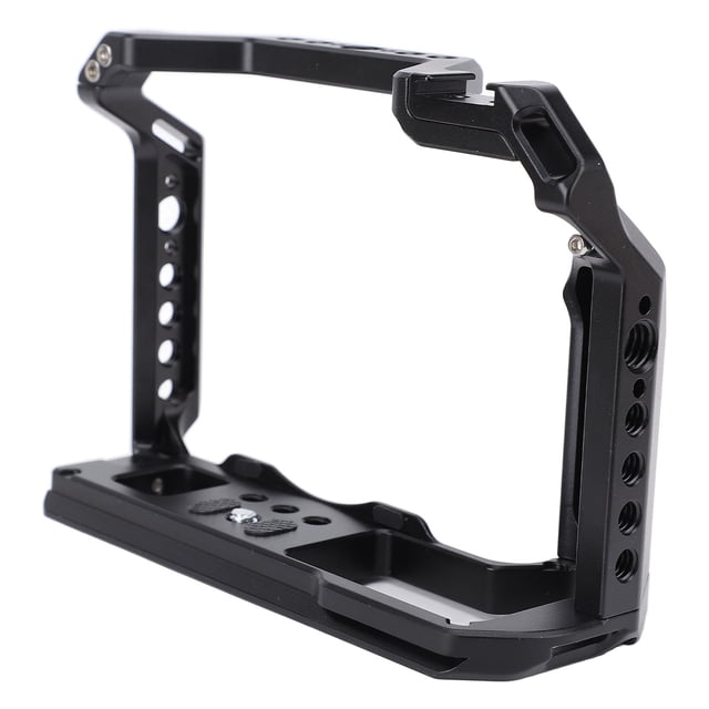 Camera Video Cage, 1/4 3/8 Inch Screw Holes Precise Fit Full Camera Cage for Film Making