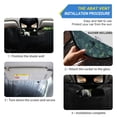 thumbnail image 2 of Qxltty Black Cat Night Scene Car Windshield Sunshades Foldable UV Rays Sun Visor Protector Keep Your Vehicle Cool 55×27.6in, 2 of 8