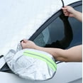 thumbnail image 5 of Thickened All-Weather Windshield Cover with Magnetic Edges for Snow Ice and Sun Protection Fits Most Cars and SUVs, 5 of 9