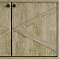 thumbnail image 6 of Castle Place Modern Hall Tree with Storage Cabinet, Light Oak, 6 of 11