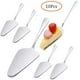 thumbnail image 1 of Servidor de pastel de acero inoxidable de 10 piezas, servidor de pastel, servidor de pizza, cortador de queso, plateado para cocinas, restaurantes, fiestas JFHHH pequeña, 1 of 4