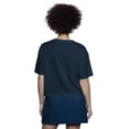 thumbnail image 2 of Women's Starter Navy Atlanta Braves Play the Ball Boxy Cropped T-Shirt, 2 of 2
