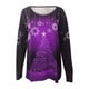 thumbnail image 4 of ICHUANYI Clearance Women Long Sleeves Floral Casual Shirts Solid Pullover Loose Tunic Tops Christmas Tree Print Round Neck Long Dleeve Blouse ICHUANYI "ICHUANYI", 4 of 5
