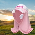 thumbnail image 4 of Máscara de montar babero de verano Zulema Tela de seda fresca cuello transpirable rosado Bufanda para cubrir la cara, 4 of 8