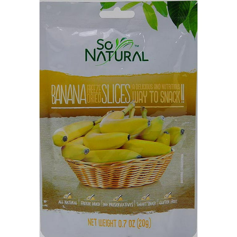 Organic Dried Banana Slices, 1.5 Pounds — Non-GMO, Raw, Vegan — by Food to  Live 