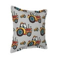 thumbnail image 2 of Bingfone Decorative Pillow Covers 16"X16" Cartoon Tractor Couch Pillow Cases Modern Farmhouse Covers For Couch Sofa Bed, 2 of 9