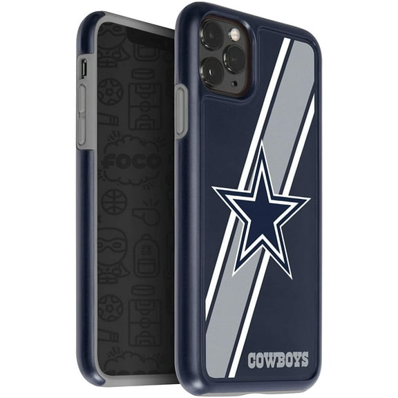 FOCO NFL Dallas Cowboys Dual Hybrid Case for iPhone 11 Pro, X & XS (5.8")