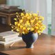 thumbnail image 5 of Simulation Fall Plants Fake Flowers Eucalyptuss Tea Flowers Daisies Eucalyptuss Leaves Handle Bouquet Home Decoration, 5 of 7
