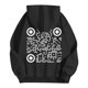 thumbnail image 4 of WILLBEST Sudaderas En Pareja Unisex Otoño e Invierno Suéter con Capucha Estampado De Código Qr De Color Sólido con Mangas Largas y Bolsillos Chica, 4 of 4