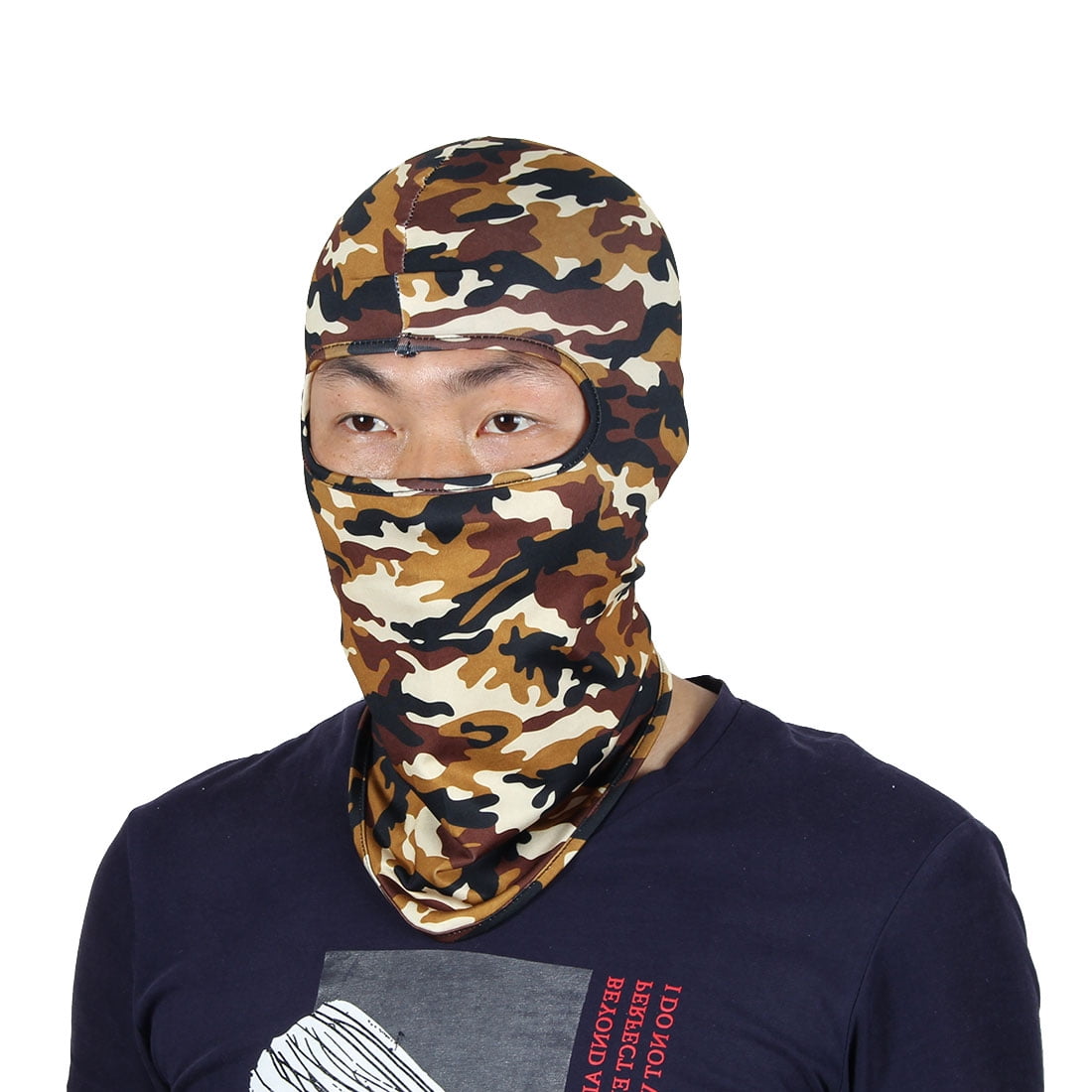 Full Coverage Face Mask Outdoor Sports Neck Protector Hood Balaclava Camouflage by