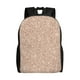 thumbnail image 1 of Disketp Beige Sparkling Glitter Mochila Unisex de Apertura Lateral Completa, Mochila para Laptop para Escuela, Trabajo y Viajes, 1 of 8