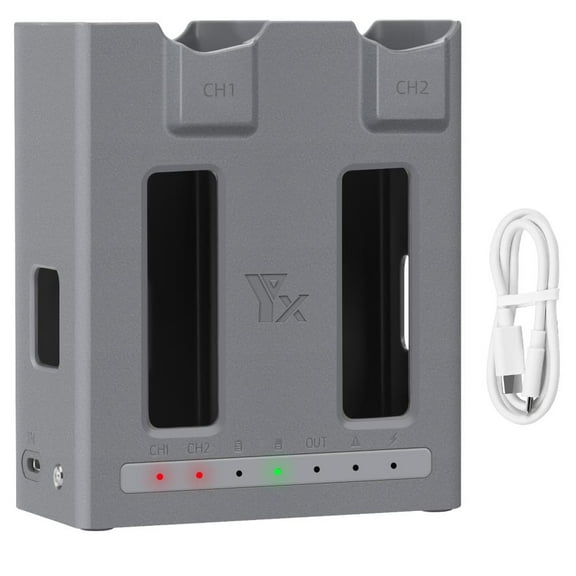 Two-Way Charging Hub for DJI Mavic 4 Pro, Fast Charger Case Station Battery Manager with Charging Cable, Charging Hub Spare Part Accessories