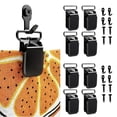 thumbnail image 2 of 8 Pack Heavy Duty Tapestry Hangers Clamps, Anti-Slip Quilt Hangers for Wall Hangings, Rugs, Carpets, Blankets Display, 2 of 8