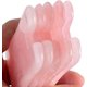 thumbnail image 2 of Guasha raspado cuello cabeza trasera Gua Sha piedra natural de cuarzo rosa Jade Facial herramientas de masaje brand modelStyleType, 2 of 2