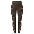 thumbnail image 5 of shqvo Christmas Leggings for Women - Comfy Festive Holiday Themed High and Mid Waisted Fall Winter Leggings, 5 of 5