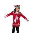 thumbnail image 2 of Jollidays Girls' Long Sleeve Unicorn Pullover Christmas Sweater Tunic, Sizes S-XL, 2 of 5