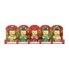 Lindt Mini TEDDY Bear Milk Chocolate Christmas Candy, 1.7 oz. 5-Pack