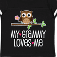 thumbnail image 4 of Inktastic My Grammy Loves Me Owl Girls Toddler T-Shirt, 4 of 5
