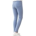 thumbnail image 3 of BULLPIANO Children Girls Footless Pencil Pants Kids Faux Jeans Skinny Pants Trousers Teenage Child 3-12 Y, 3 of 4
