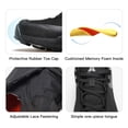 thumbnail image 3 of Zapatos de senderismo HUMTTO impermeables Trekking Trail para hombre 9 negros, 3 of 6