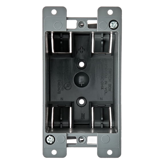 Hyper Tough 14 cu. in. PVC 1-Gang Old Work Electrical Box for Switches and Outlets