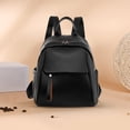 thumbnail image 4 of Women Backpack Large Capacity Fashion PU Leather Student Backpack (L Pink), 4 of 6