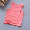 thumbnail image 6 of Splozh Tank Top Toddler Boy Tank Tops Undershirt Sleeveless Kids Athletic Workout Shirts Tees Basic T-Shirt 9-10 Years,Watermelon Red, 6 of 8