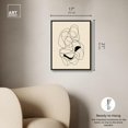 thumbnail image 4 of Biomorphic Rhythm I Canvas Print Minimalist Art by Art Remedy, Black Frame, 16 x 20, 4 of 6