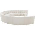thumbnail image 4 of Meridian Furniture Infinity Cream Boucle Fabric 9pc. Modular Sectional, 4 of 11