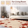 thumbnail image 2 of ODIKA 8' x 10' Machine Washable Non-Slip Area Rug, Abstract Starburst High Traffic Rug, Beige, 337681, 2 of 7