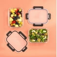 thumbnail image 4 of JoyJolt Food Prep Storage Containers - Set of 5 - Black, 4 of 12