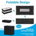 thumbnail image 3 of 3 Pack Under Bed Storage Container Organizer Large Capacity Under Bed Clothes Storage Box Foldable Storage Bag with Clear Window, 3 of 10