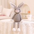 thumbnail image 1 of AdTosStripe Animals Overdog Talking Elphant Juguete de peluche suave Krasnorabbit Baby Security ase Butter Toys para niños Niñas Cumpleaños Regalo de Navidad zhangyuxiang LED, 1 of 2