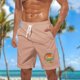 thumbnail image 4 of Pantalones Cortos Casuales para Hombre Imprimir con Bolsillos Pantalones de Playa de Cintura Elástica, Pantalones Cortos de Cintura Elástica para Hombre, 4 of 5
