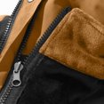 thumbnail image 7 of Maoxin Mens Jacket Fashion Men's Solid Color Long Sleeved Hooded Casual Outwear Jackets Jacket Coats , Gold , XL, 7 of 7