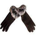 thumbnail image 4 of Guantes de invierno elegantes y calientitos para mujer MUYTU Guantes elegantes para dama, 4 of 4