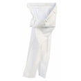 thumbnail image 2 of Boy's Slim Fit Belted Flat Front Slacks Waist Junior Kids White Dress Pants (16), 2 of 3