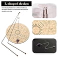 thumbnail image 2 of Copper Dowsing Rods Spiritual and Divining Pendulum Board Mat Kit for ,Divining Water,Energy Healing, 2 of 5