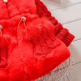 thumbnail image 4 of CPNG Girl Winter Dress Coats Knited Fur Outerwear Coats Snowsuit Clothing Warm Fleece Lined Lightweight Parka Snow Puffer Down Jacket with Hooded, 4 of 7
