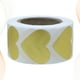 thumbnail image 3 of 1 rollo / 500 Uds pegatinas doradas en forma de corazón etiquetas comerciales etiquetas de alimentos autoadhesivas pegatinas de agradecimiento para galletas tienda panadería DIY, 3 of 5