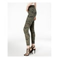 thumbnail image 3 of HUDSON Womens Green Camouflage Skinny Pants 26, 3 of 4