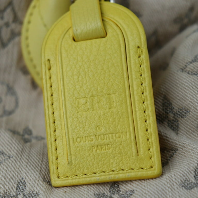 Louis Vuitton - Yellow Monogram Denim Speedy Round