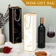 thumbnail image 5 of Bolsas de regalo para vino Fingertip WD, paquete de 20 con papel de seda, 5 of 8