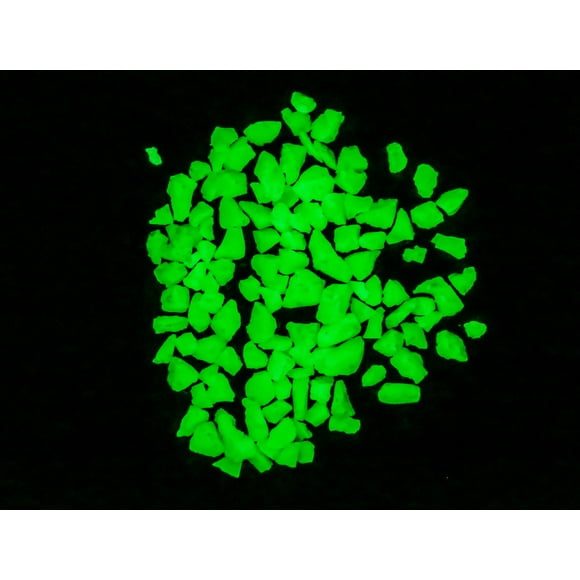 3-8mm Premium Grade Glow Rocks - Green