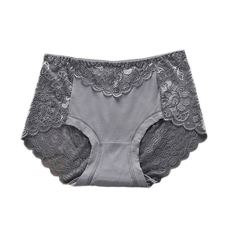 

YXGla Women Panties Solid Color Lace Underwear Seamless Patchwork Briefs for Daily Wear