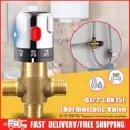 thumbnail image 3 of Válvula mezcladora termostática, latón macizo para temperaturas de agua constantes y seguras, instalación rápida y sencilla, ajustable según sus preferencias, con funciones de seguridad integradas, 3 of 5