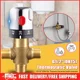 thumbnail image 3 of Válvula mezcladora termostática, latón macizo para temperaturas de agua constantes y seguras, instalación rápida y sencilla, ajustable según sus preferencias, con funciones de seguridad integradas, 3 of 5