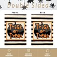 thumbnail image 5 of Trick or Treat Halloween Garden Flag 12x18 Inch Burlap Double Sided Pumpkin Striped Outdoor Halloween Decorations Holiday Yard Flag for Outside 14-12, 5 of 6