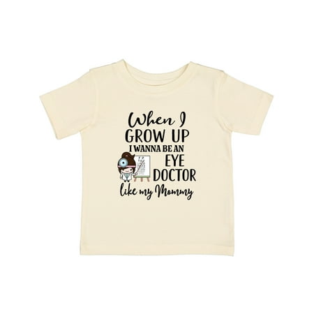 

Inktastic Future Eye Doctor Like Mommy Optometrist Gift Baby Girl T-Shirt